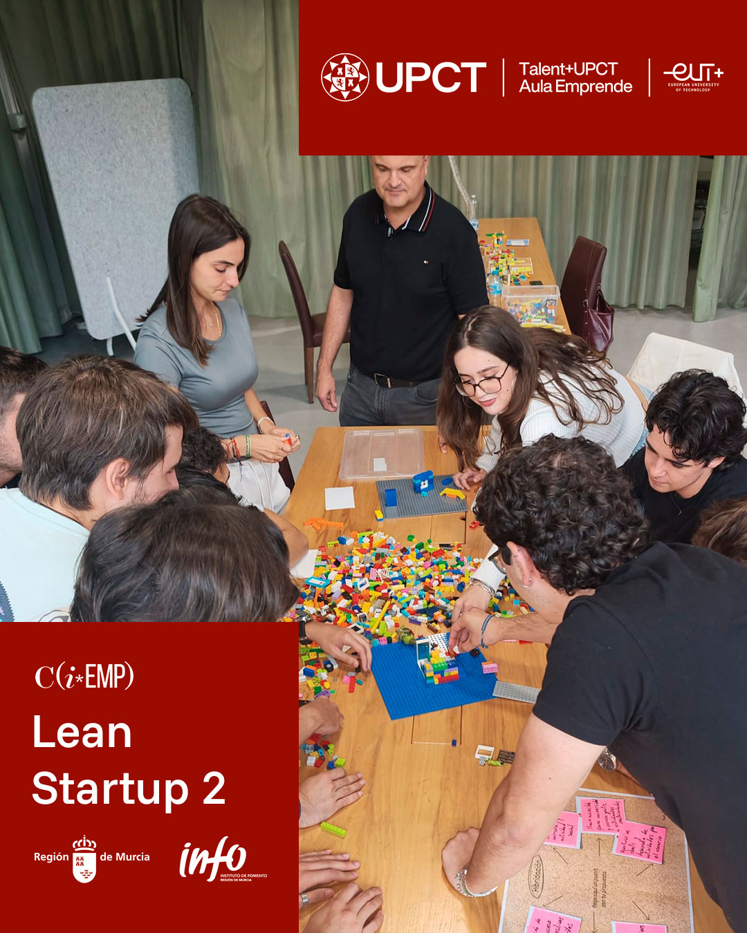 Pablo Riquelme acerca las metodologías Lean Startup a las personas participantes de Aula Emprende UPCT